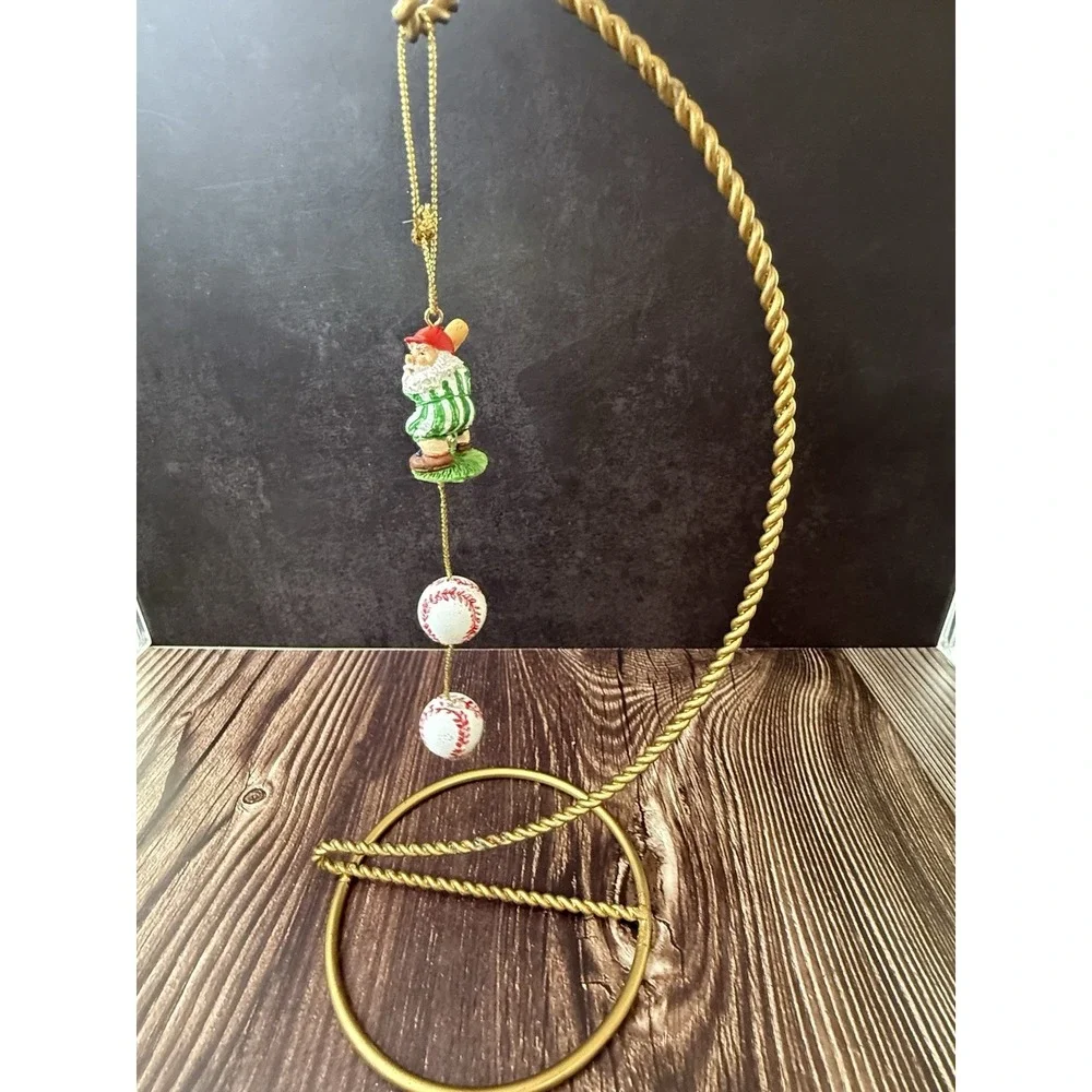 2 Vtg Christmas Ornaments 4.5